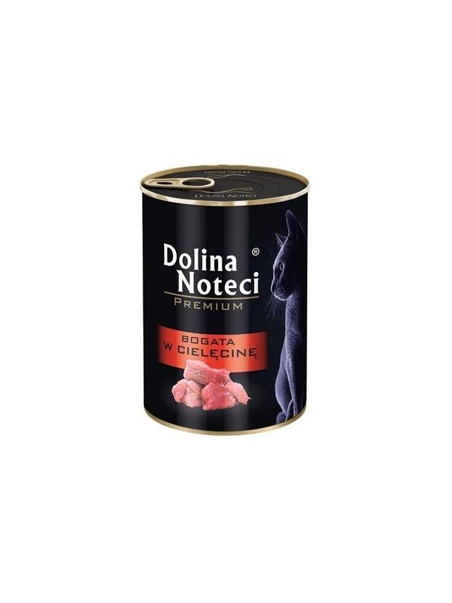 Dolina noteci Premium dla kota bogata w Cielęcinę 400g