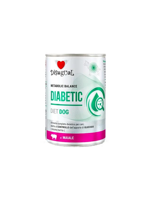 Disugual Karma mokra dla psa Weterynaryjna DIABETIC Wieprzowina (dorosły) 400g