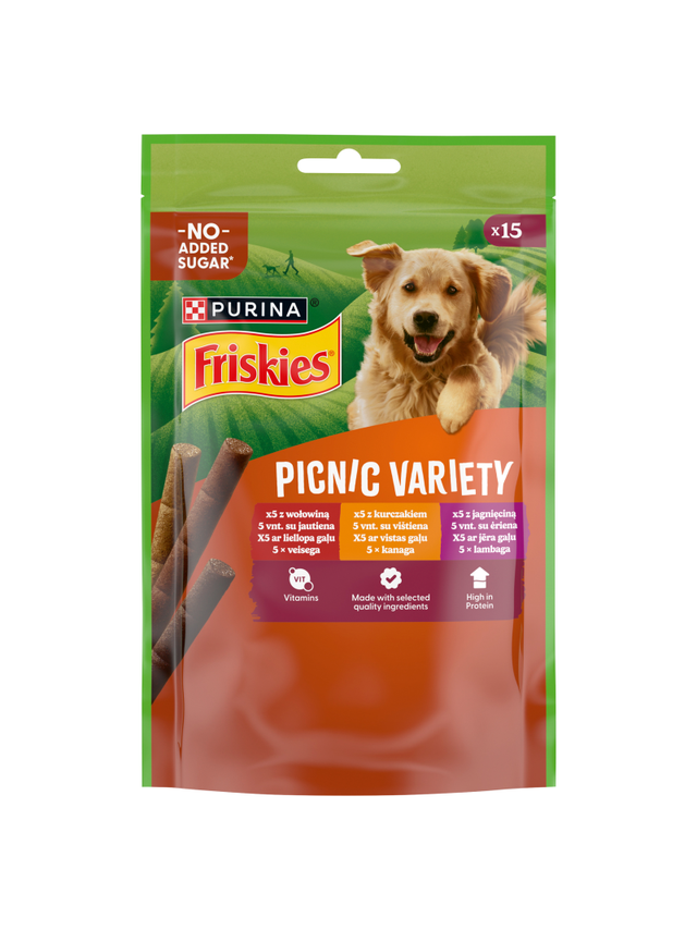 Friskies Picnic Variety dla dorosłych psów 126 g (15 sztuk)