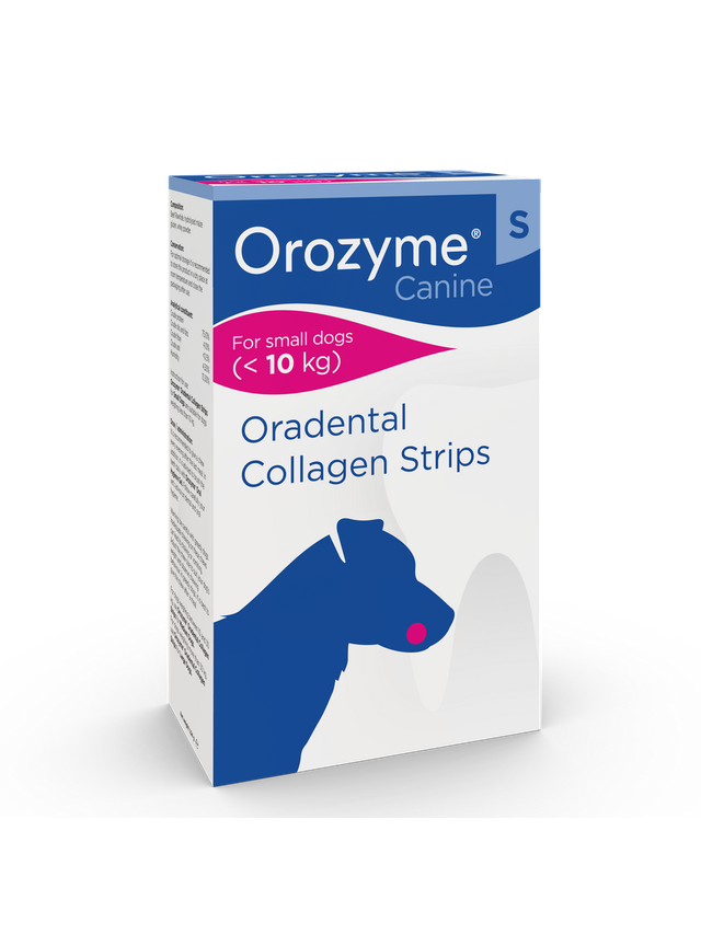 Orozyme-kolagenowe płatki czyszczące dla psa rozm S 224g