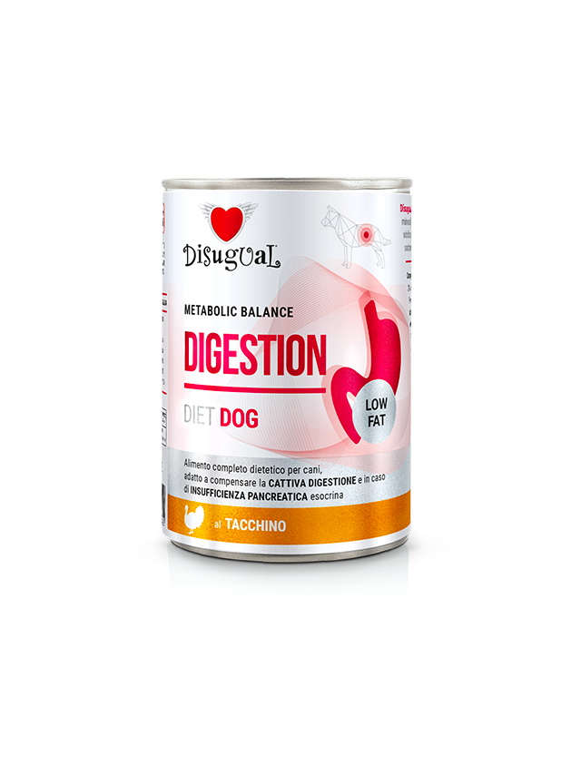 Disugual Karma mokra dla psa Weterynaryjna DIGESTION Indyk (dorosły) 400g