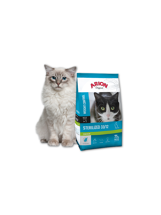ARION Original Sterilized 33/12 Chicken 2kg