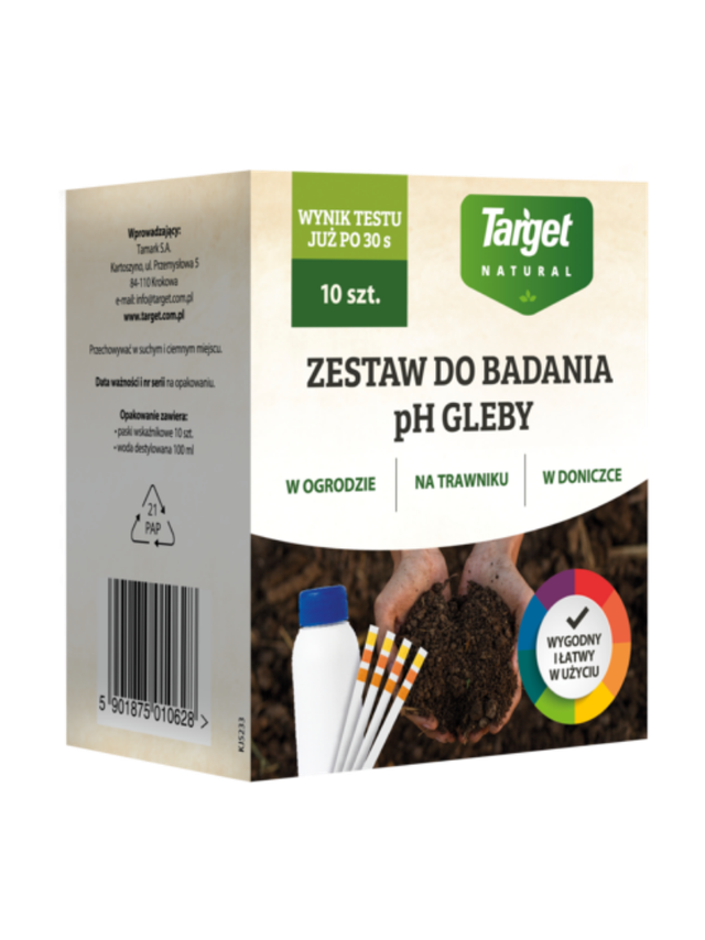 Zestaw do badania odczynu pH gleby