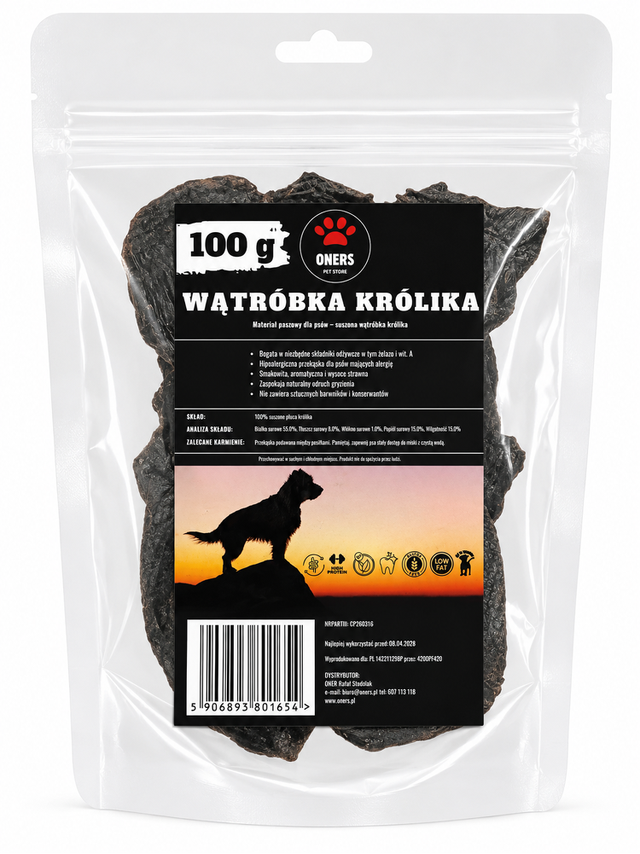 ONERS WĄTRÓBKA KRÓLIKA 100g