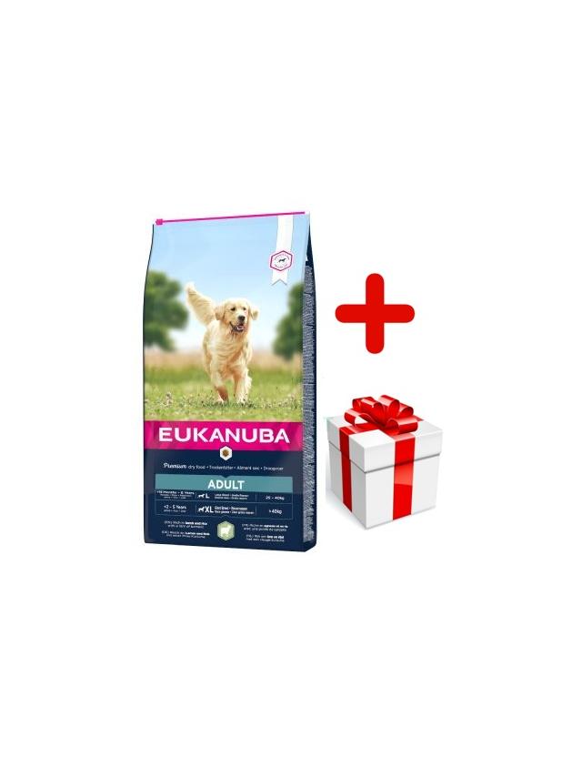 Eukanuba adult large breed lamb&rice 12kg + niespodzianka dla psa GRATIS!