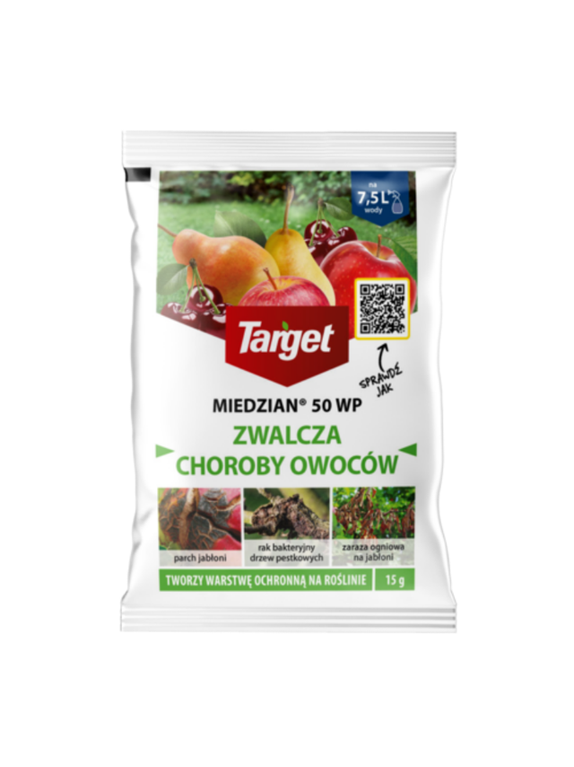 MIEDZIAN 50WP - WARZYWA, OWOCE 15 G