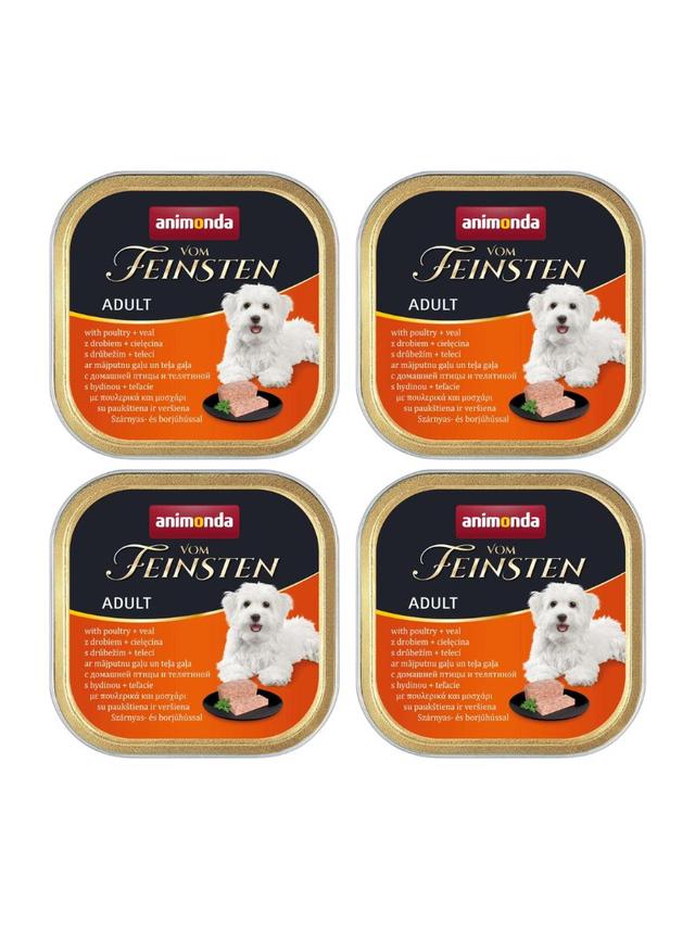 ANIMONDA Dog Vom Feinsten Adult smak: drób i cielęcina 22x150g