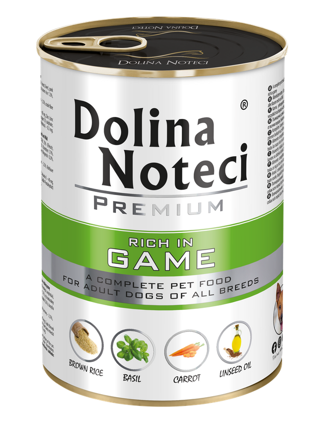 Dolina Noteci PREMIUM bogata w dziczyznę 400g