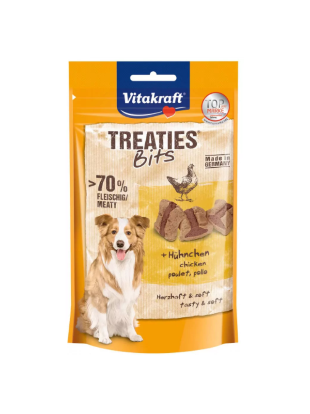 Vitakraft Treaties Bits kurczak 120g przysmak dla psa