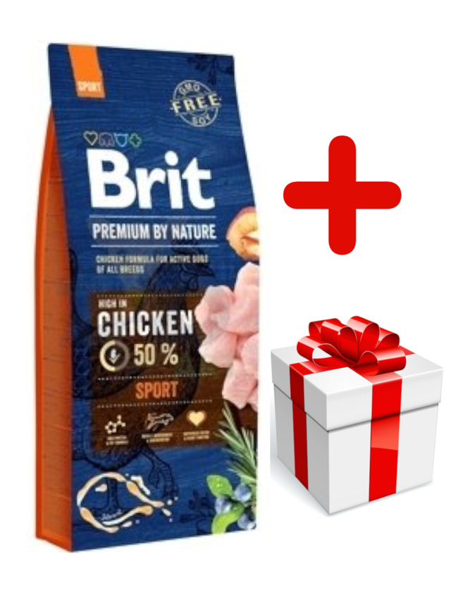 BRIT Premium By Nature Sport 15kg + niespodzianka dla psa GRATIS!