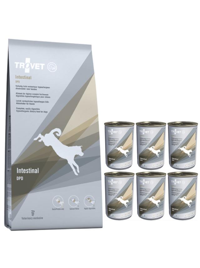 Trovet DPD Intestinal - Duck & Potato (dla psa) 10kg + DPD Intestinal 6x400g