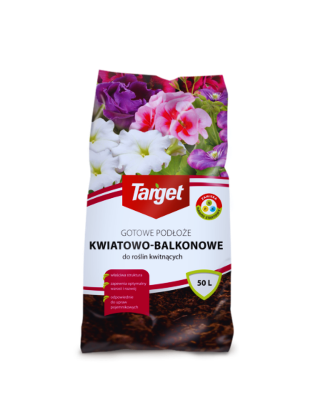 Gotowe podłoże kwiatowo-balkonowe 50 L