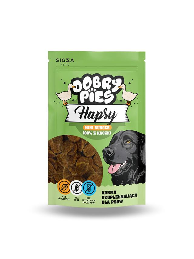 Dobry Pies Hapsy Mini Burger 100% z Kaczki 100g