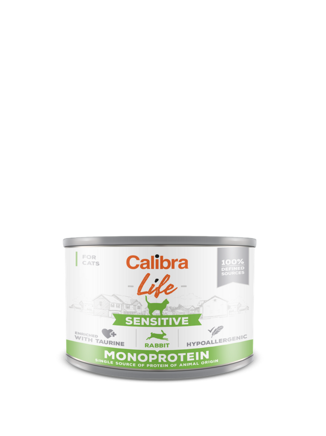 CALIBRA Cat Life Sensitive Rabbit 200g