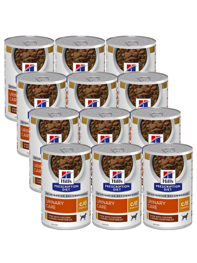 HILL'S PD Prescription Diet Canine c/d gulasz 12x354g - puszka