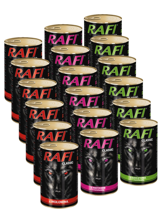 Rafi Classic MIX SMAKÓW w Sosie 18x1240g