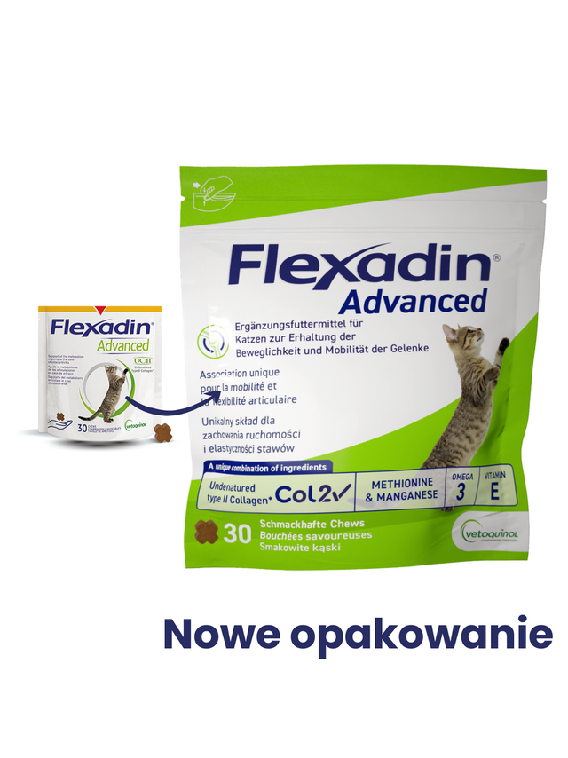 VETOQUINOL Flexadin Advanced Cat 30 kąsków
