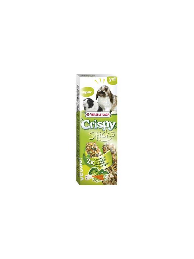 VERSELE LAGA  Crispy Sticks Rabbits-Guinea Pigs Vegetsbles 110g - 2 kolby warzywne dla królików i kawii domowych