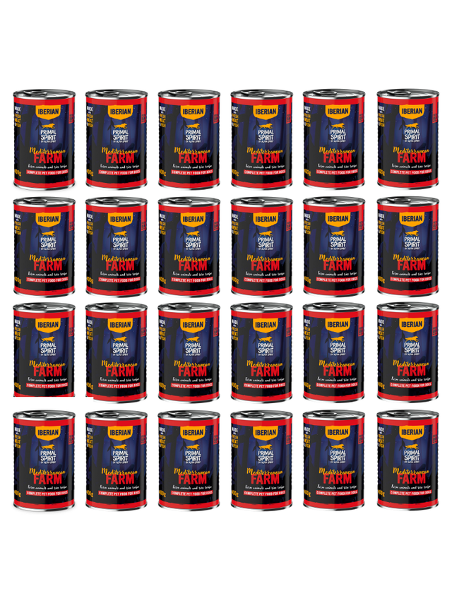 PRIMAL SPIRIT Iberian Mediterranean Farm 24x400g puszka
