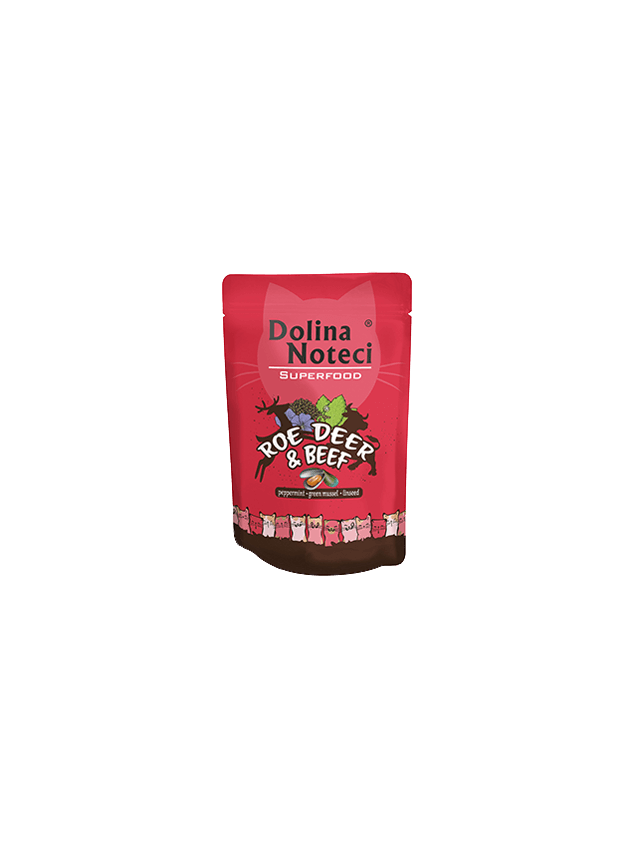 DOLINA NOTECI Superfood sarna i wołowina saszetka 85g