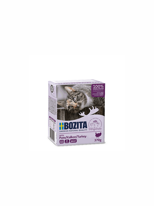 BOZITA Cat Kawałki Indyka W Galaretce 24x370g