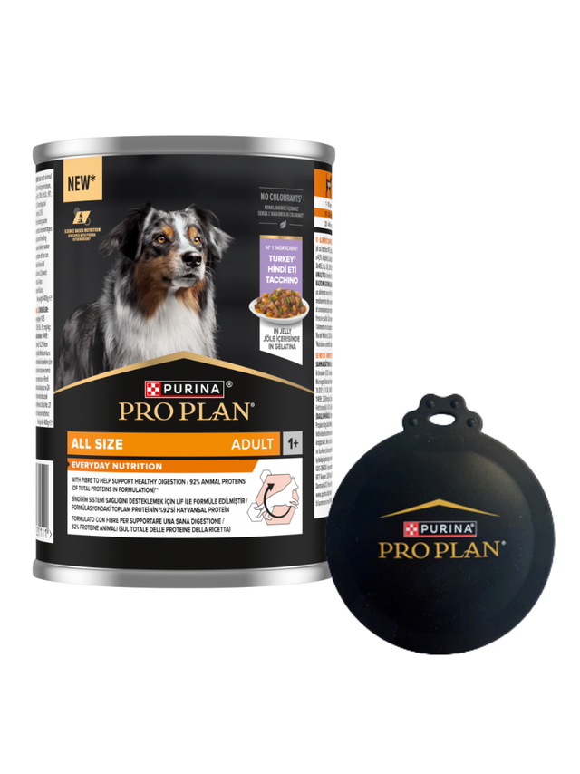 PRO PLAN Everyday Nutrition Adult Karma dla psów bogata w indyka w galaretce 400g +pokrywka gratis