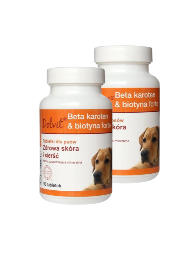 Dolvit Beta karoten & biotyna forte 2x90 tabletek