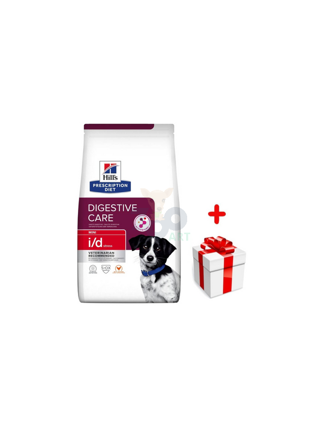 HILL'S PD Prescription Diet Canine i/d stress mini 3kg + niespodzianka dla psa GRATIS!