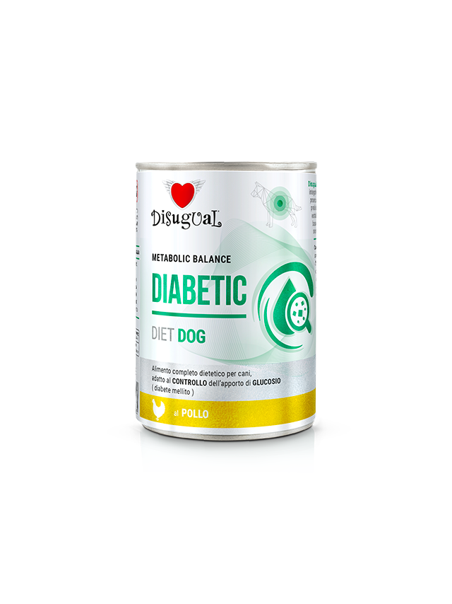 Disugual Karma mokra dla psa Weterynaryjna DIABETIC Kurczak (dorosły) 400g