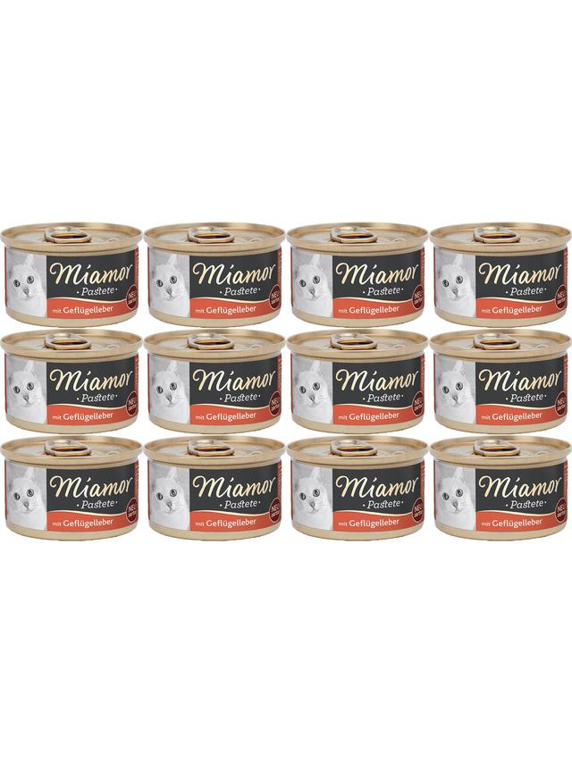 Miamor Pastete wątróbka drobiowa 12x85g puszka