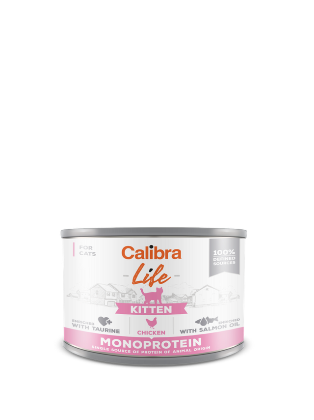 CALIBRA Cat Life Kitten Chicken 12x200g