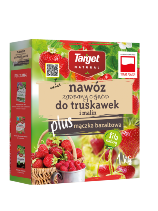 Nawóz Zadbany Ogród do truskawek i malin plus mączka bazaltowa 1 kg