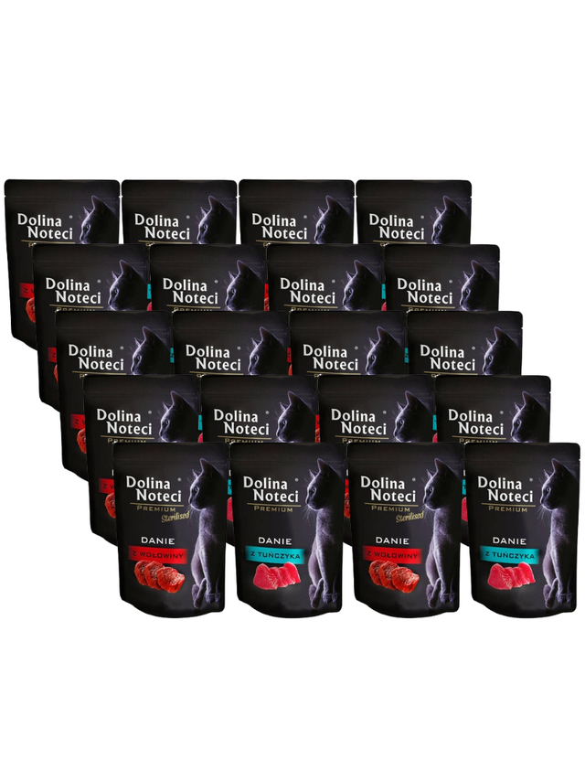 Dolina Noteci Premium danie dla kotów Mix Smaków 20x85g