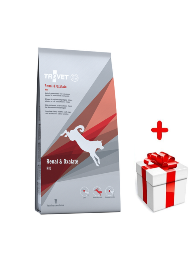 TROVET RID Renal & Oxalate (dla psa) 3kg + niespodzianka dla psa GRATIS!