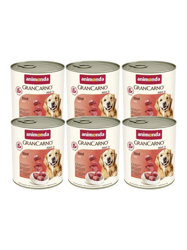 ANIMONDA GranCarno Adult Dog smak: Wołowina 6 x 800g