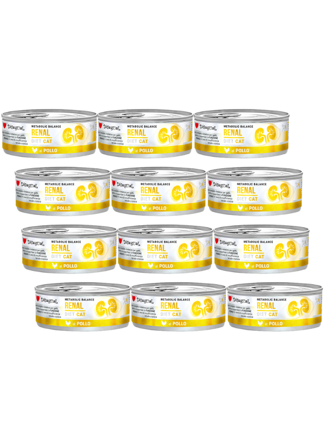Disugual Karma mokra dla kota Weterynaryjna RENAL Kurczak (dorosły) 12x85g