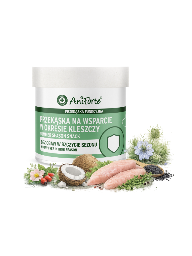 AniForte Przysmak na wsparcie w okresie kleszczy - przysmak dla psa - 50g
