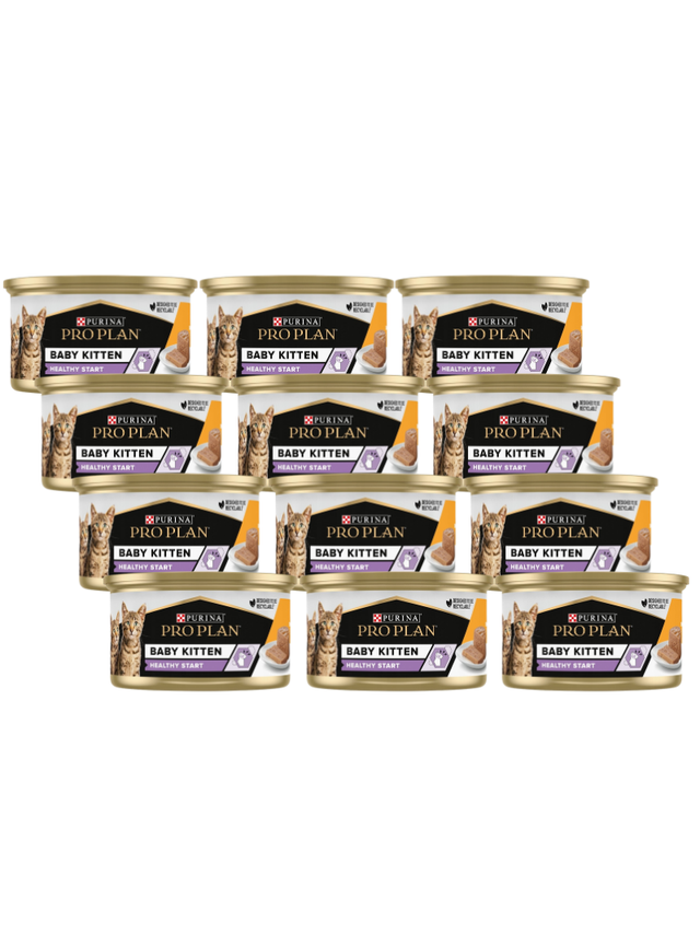 PRO PLAN Baby Kitten Healthy Start 12x85g