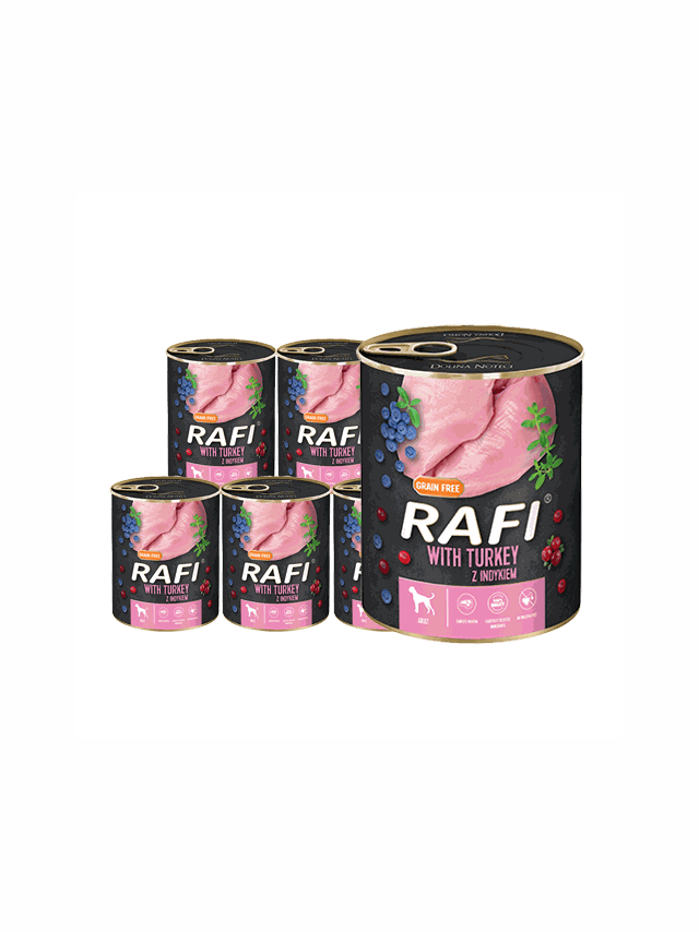 DOLINA NOTECI Rafi z indykiem 6x800g
