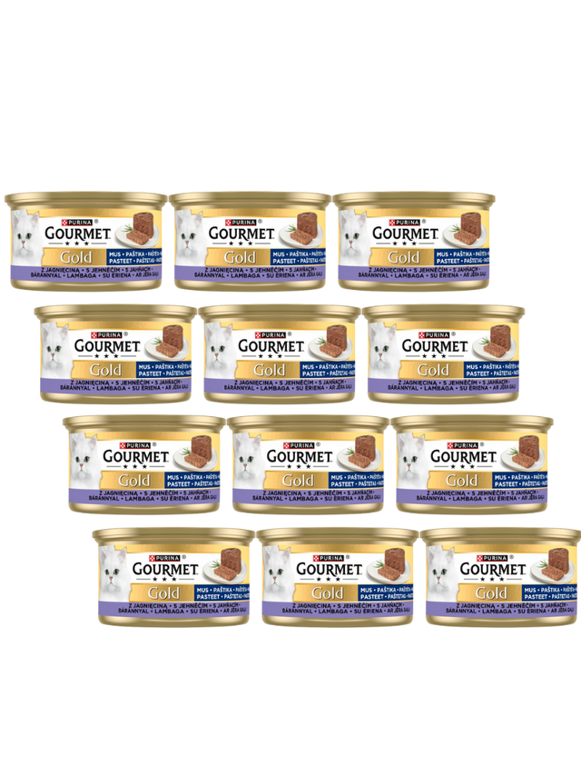 Purina Gourmet Gold mus z jagnięciną 12x85g