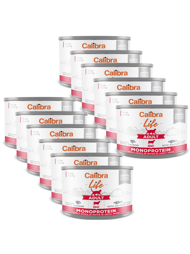 CALIBRA Cat Adult Life Beef 12x200g