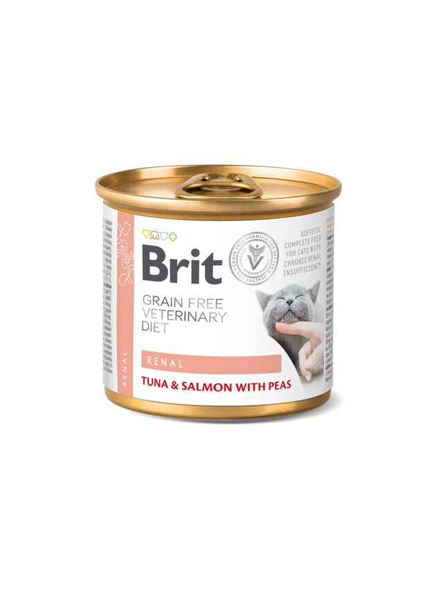 Brit gf veterinary diets cat Renal 200g