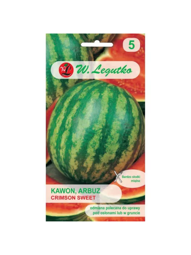Arbuz, Kawon Crimson Sweet - miąższ czerwony
