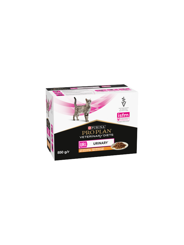 PRO PLAN Veterinary Diets UR St/Ox Urinary Karma dla kotów z kurczakiem 10x85g