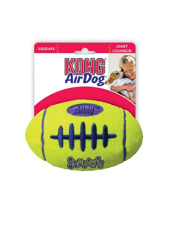 KONG AIRDOG Squeaker Football - zabawka dla psa- S