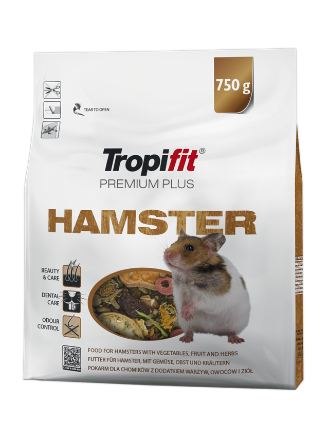 TROPIFIT Premium Plus HAMSTER 750g - dla chomika