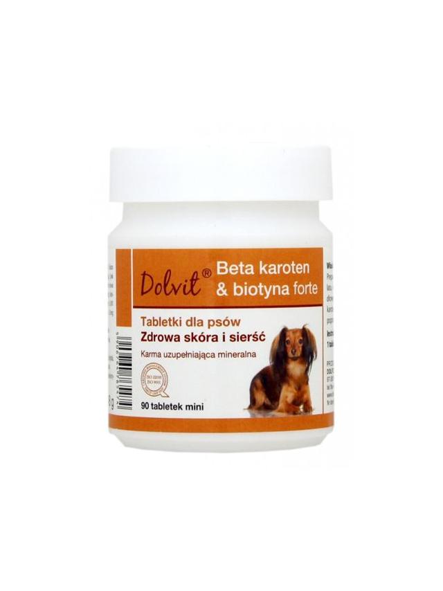 Dolvit Beta karoten & biotyna forte Mini 90 tabletek