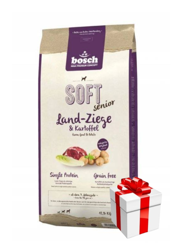 Bosch Soft Senior Kozina&Ziemniak 12,5kg + Niespodzianka dla psa GRATIS