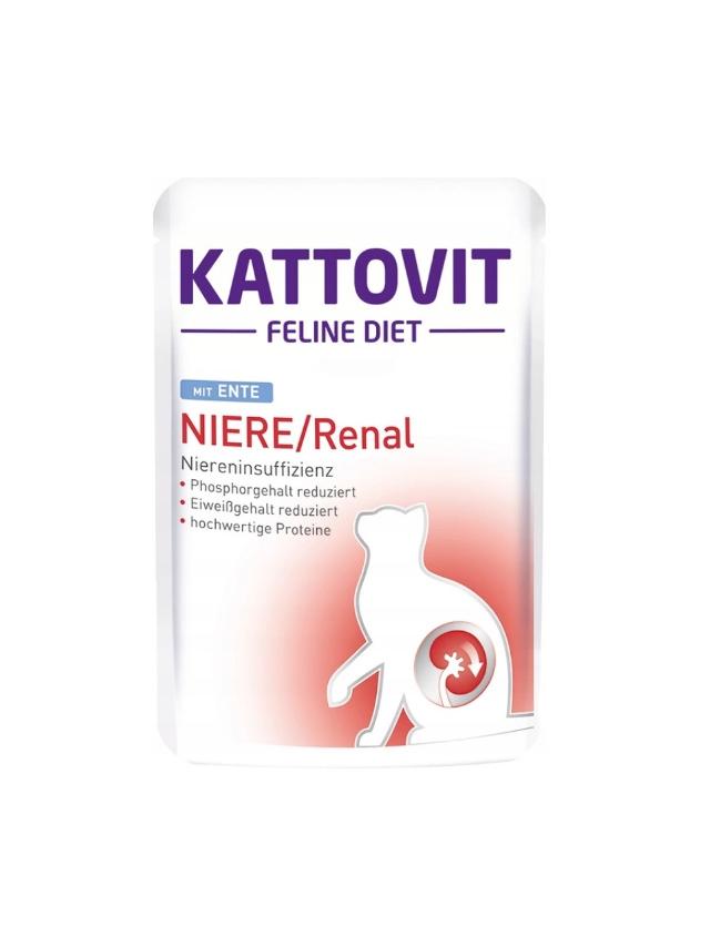 Kattovit Niere/Renal kaczka 85g saszetka
