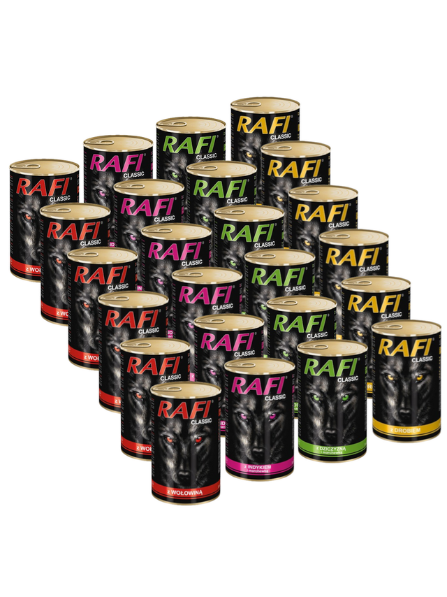 Rafi Classic MIX SMAKÓW w Sosie 24x1240g
